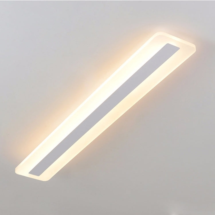 Rectangular Simple Modern Atmosphere Creative Hall Study LED Ceiling Lamp, Size: 80x15cm