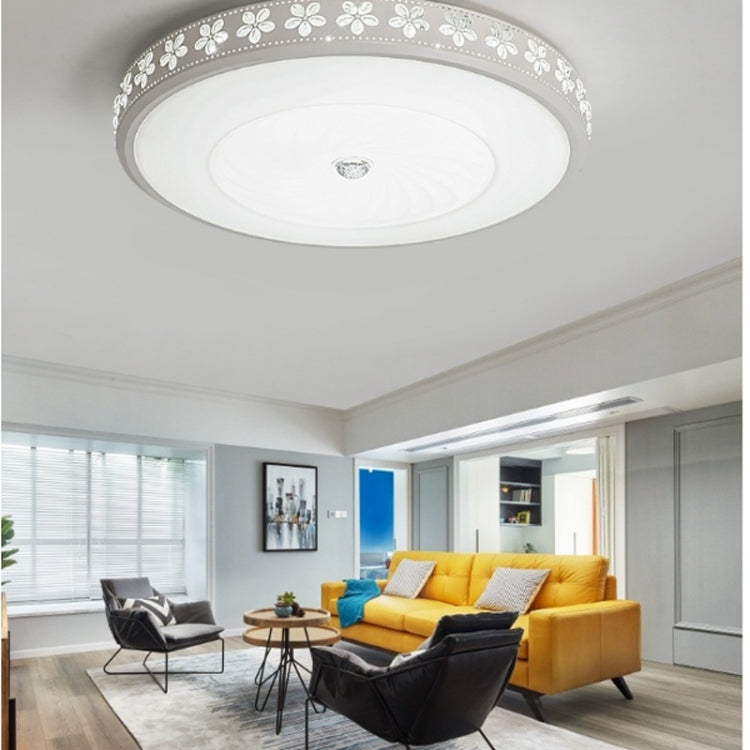 36W Round Shape Living Room Modern Minimalist Atmosphere Study Bedroom Restaurant LED Ceiling Lamp, Diameter: 52cm