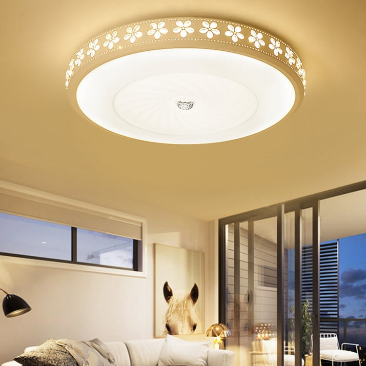 36W Round Shape Living Room Modern Minimalist Atmosphere Study Bedroom Bedroom LED Ceiling Lamp, Diameter: 52cm, Stepless Dimming + Remote Control