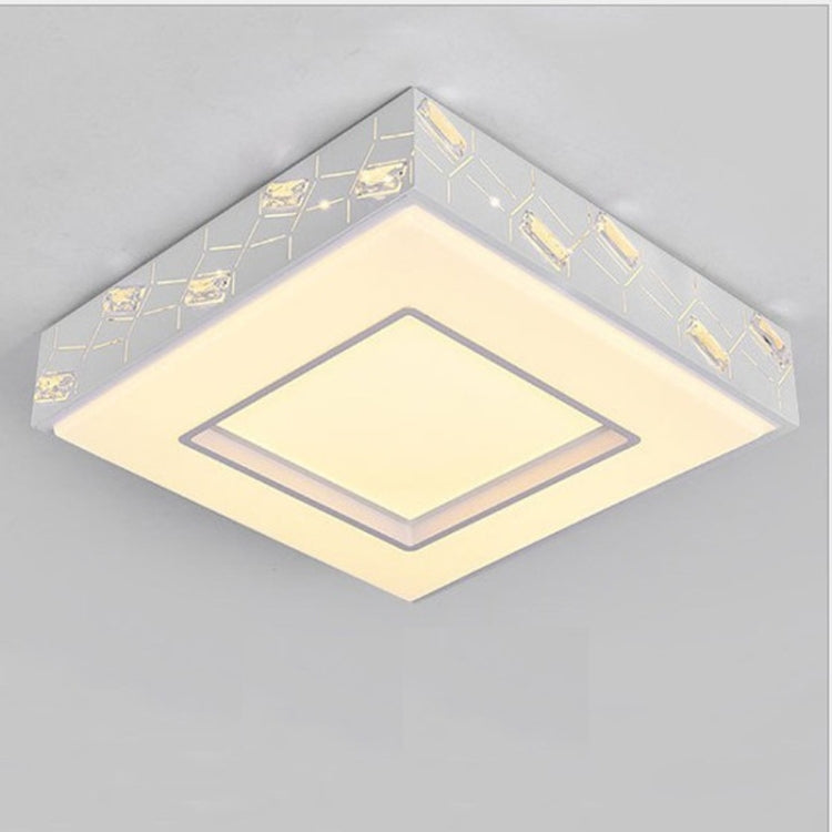 48x48cm White Light Square Simple Modern Atmosphere Home Creative Restaurant Bedroom Living Room LED Ceiling Lamp