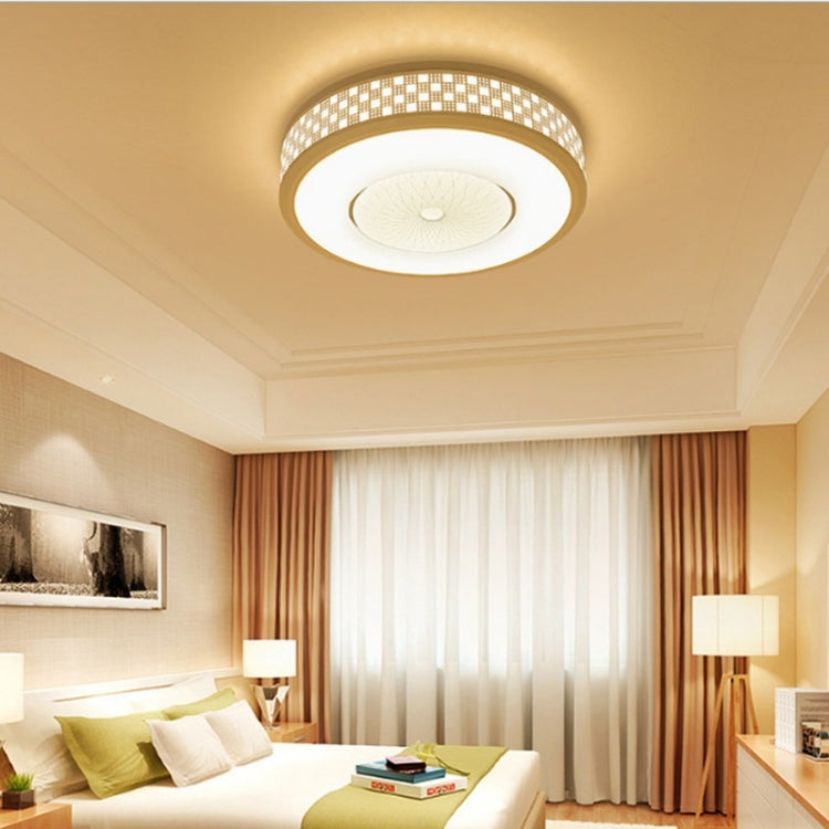 36W Modern Minimalist Round Living Room Lamp Dining Room Bedroom Highlight Chip White Light LED Ceiling Light, Diameter: 52cm