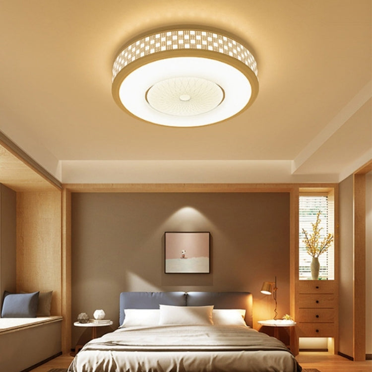 18W Modern Minimalist Round Living Room Lamp Dining Room Bedroom Highlight Chip White Light LED Ceiling Light, Diameter: 30cm