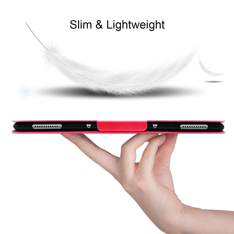 Solid Color Cowhide Texture Horizontal Flip PU Leather Case for Huawei MediaPad M5 Lite 10.1 inch, with Holder & Sleep / Wake-up Function