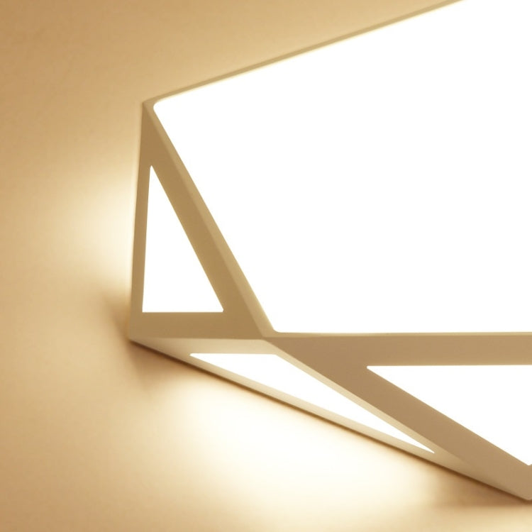36W Modern Minimalist Warm Living Room Master Bedroom LED Ceiling Light, Stepless Dimming, Diameter: 62x62cm