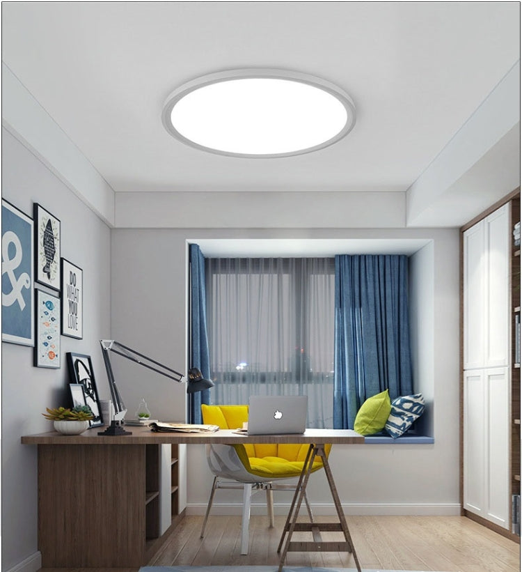 30W Modern Minimalist Creative Round LED Ceiling Light, Stepless Dimming + Remote Control, Diameter: 50cm