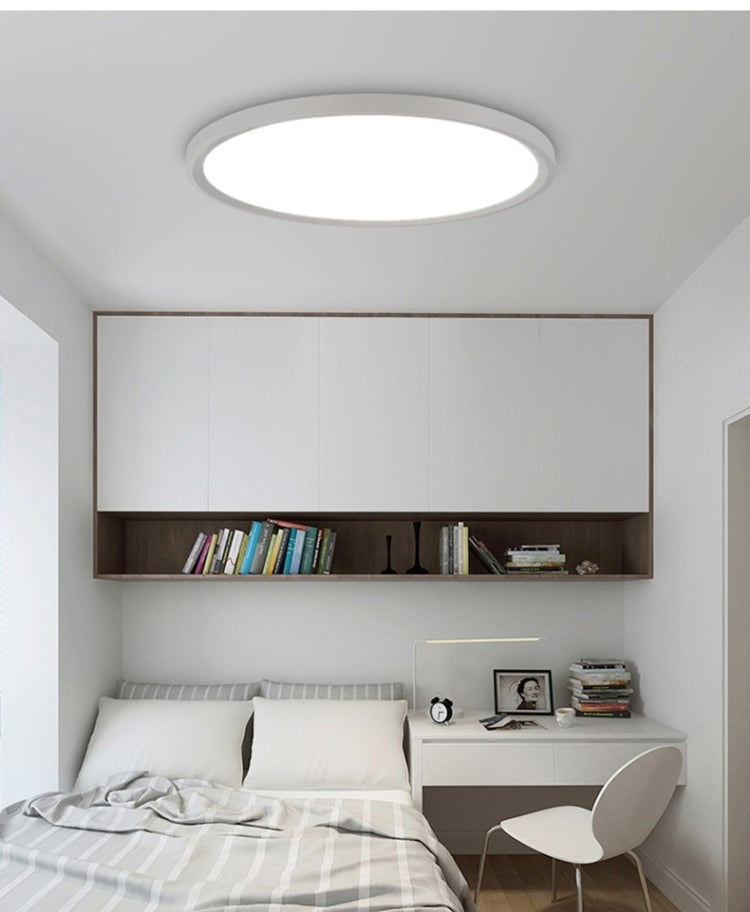 48W Modern Minimalist Creative Round LED Ceiling Light, Stepless Dimming + Remote Control, Diameter: 78cm
