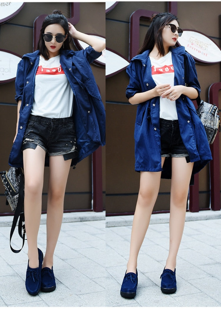 Wedge Muffin Bottom Tassel Suede Casual Shoes for Women