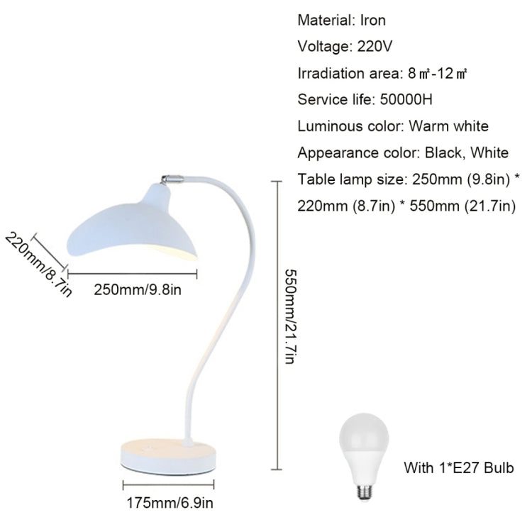 YWXLight Modern Creative LED Table Lamp Simple Atmosphere Creative Bedroom Learning Desk Reading Light
