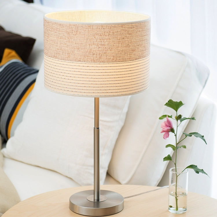 YWXLight Bedroom Fabric Table Lamp Decoration Lamp Hotel Bedside Eye Protection LED Table Lamp Modern Minimalist Lighting