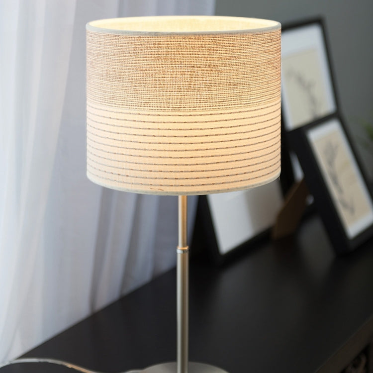 YWXLight Bedroom Fabric Table Lamp Decoration Lamp Hotel Bedside Eye Protection LED Table Lamp Modern Minimalist Lighting