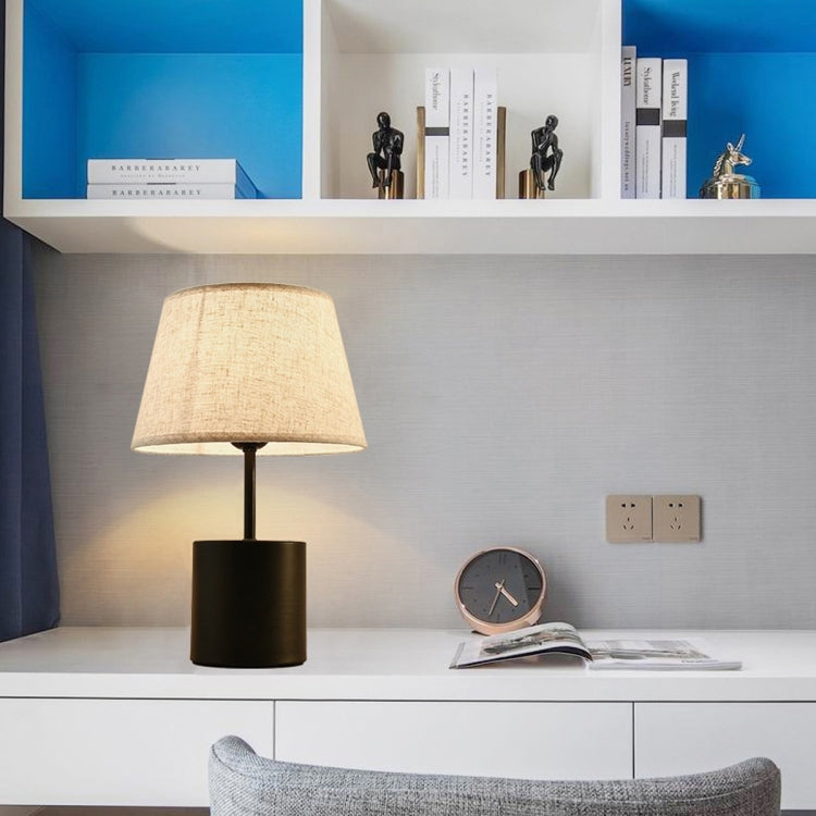 YWXLight Fabric Table Lamp Bedroom Bedside Lamp Children's Room Dimmable Creative Lighthouse Style Decorative Lights