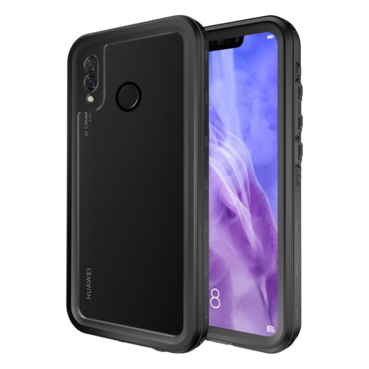 2m Waterproof 2m Shockproof Dustproof PC+TPU Case for Huawei P20 Lite (Black)