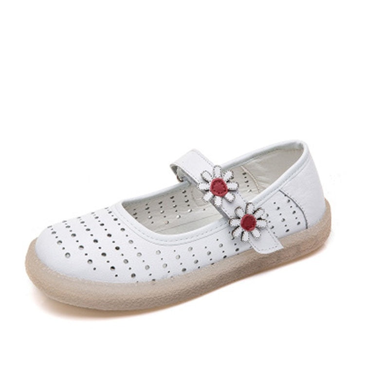 Simple Non-slip Wear-resistant Flower Student Shoes Women Sandals