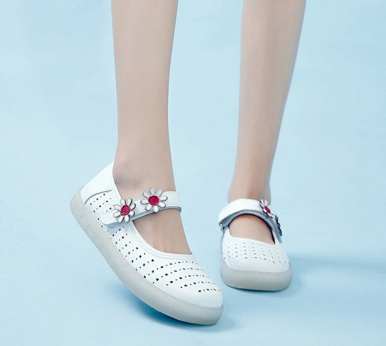 Simple Non-slip Wear-resistant Flower Student Shoes Women Sandals