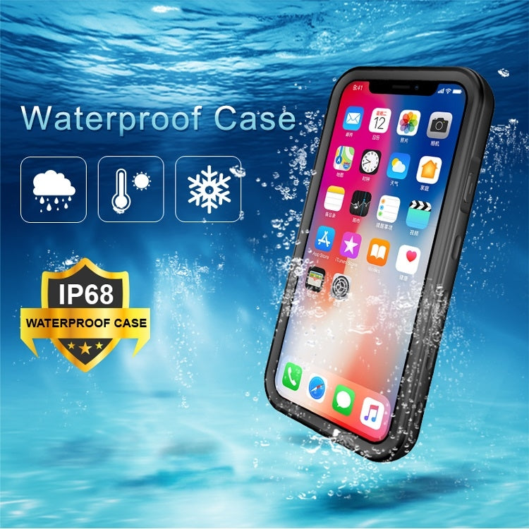 For iPhone XR 2m Waterproof Snowproof 2m Shockproof Dustproof PC+Silicone Case