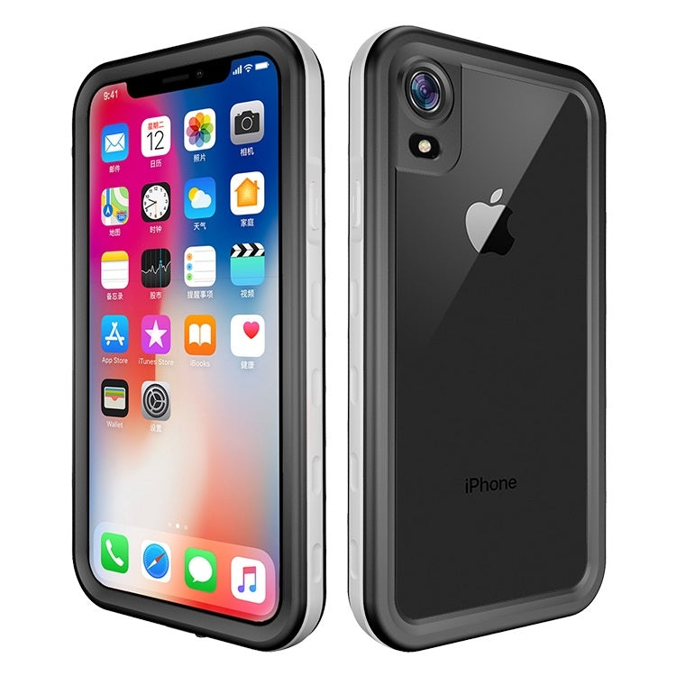 For iPhone XR 2m Waterproof Snowproof 2m Shockproof Dustproof PC+Silicone Case
