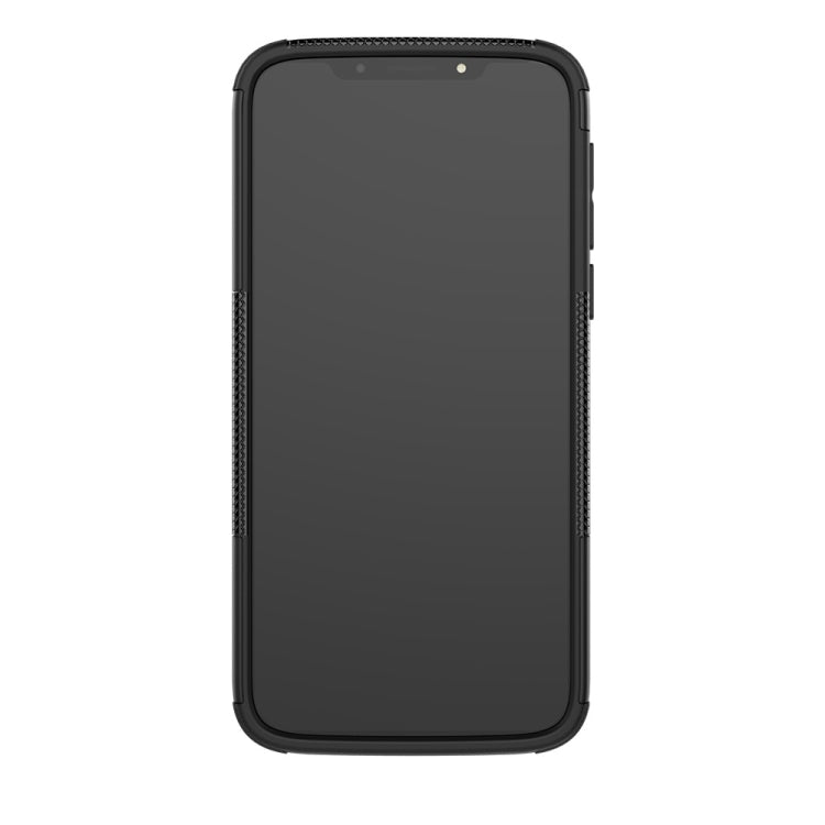Tire Texture TPU+PC Shockproof Case for Motorola Moto G7 Play, with Holder
