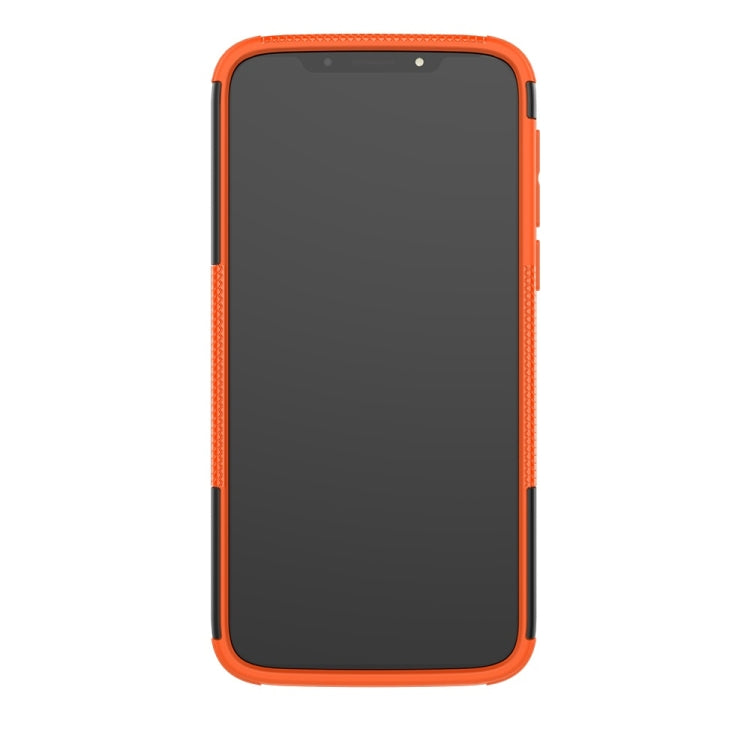 Tire Texture TPU+PC Shockproof Case for Motorola Moto G7 Play, with Holder
