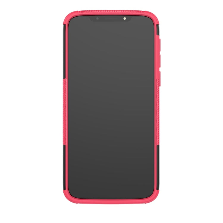 Tire Texture TPU+PC Shockproof Case for Motorola Moto G7 Play, with Holder