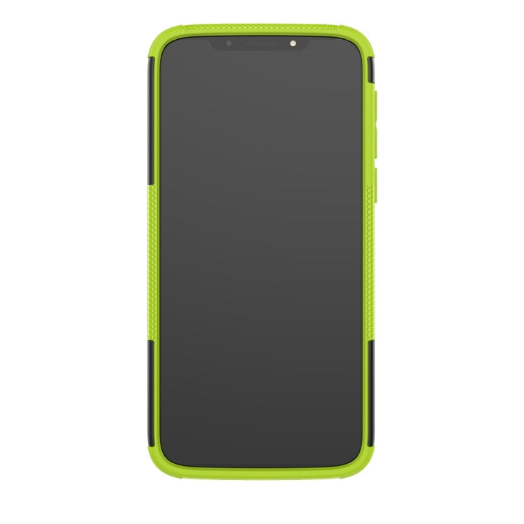 Tire Texture TPU+PC Shockproof Case for Motorola Moto G7 Play, with Holder