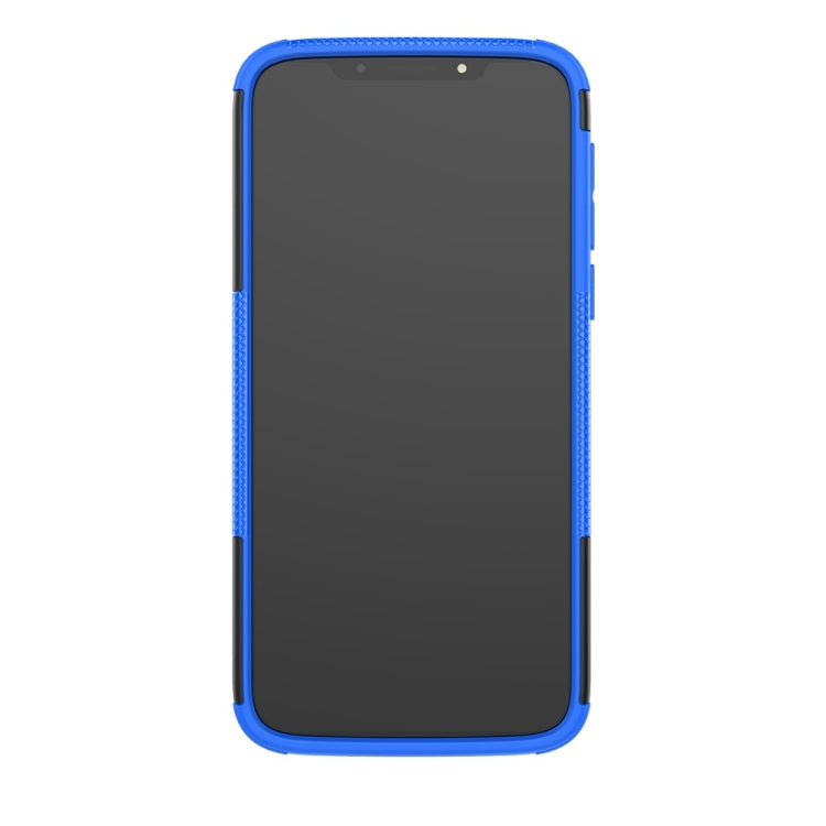 Tire Texture TPU+PC Shockproof Case for Motorola Moto G7 Play, with Holder