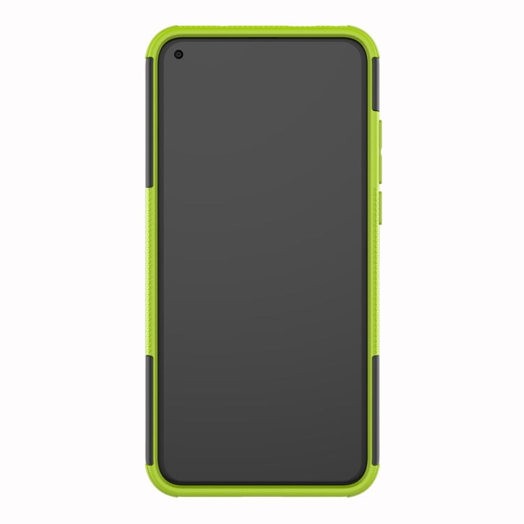 Tire Texture TPU+PC Shockproof Phone Case for Huawei Honor V20, with Holder