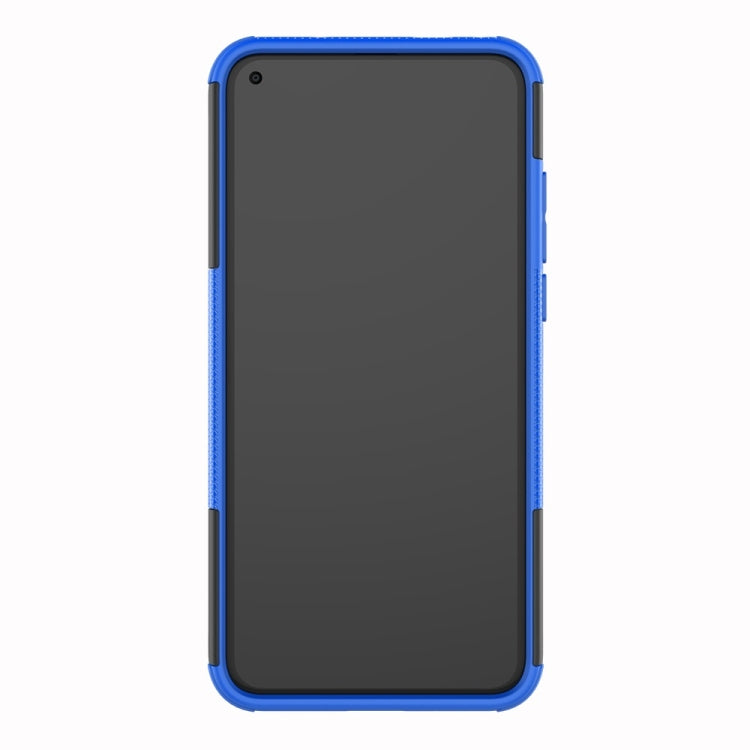 Tire Texture TPU+PC Shockproof Phone Case for Huawei Honor V20, with Holder