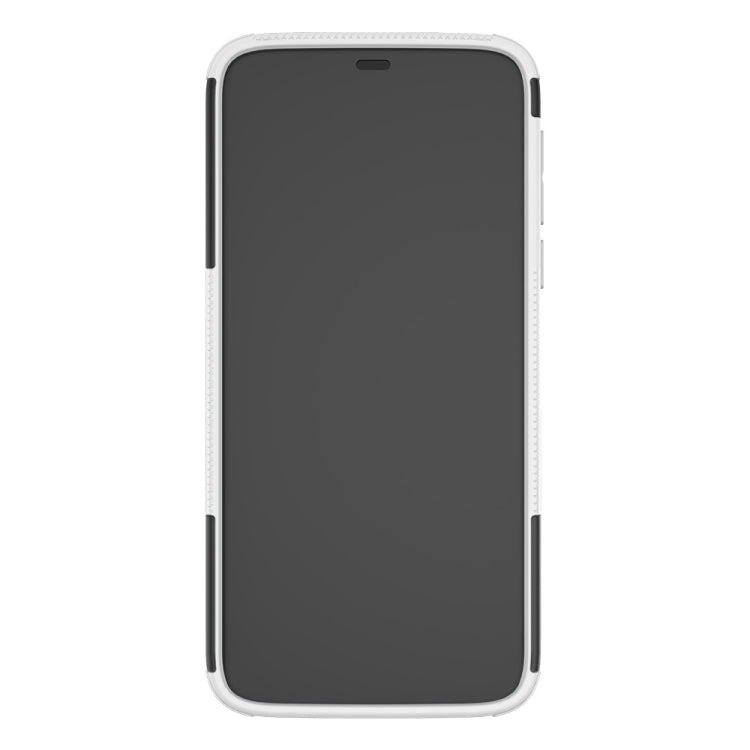 Tire Texture TPU+PC Shockproof Phone Case for Motorola Moto G7 Power, with Holder