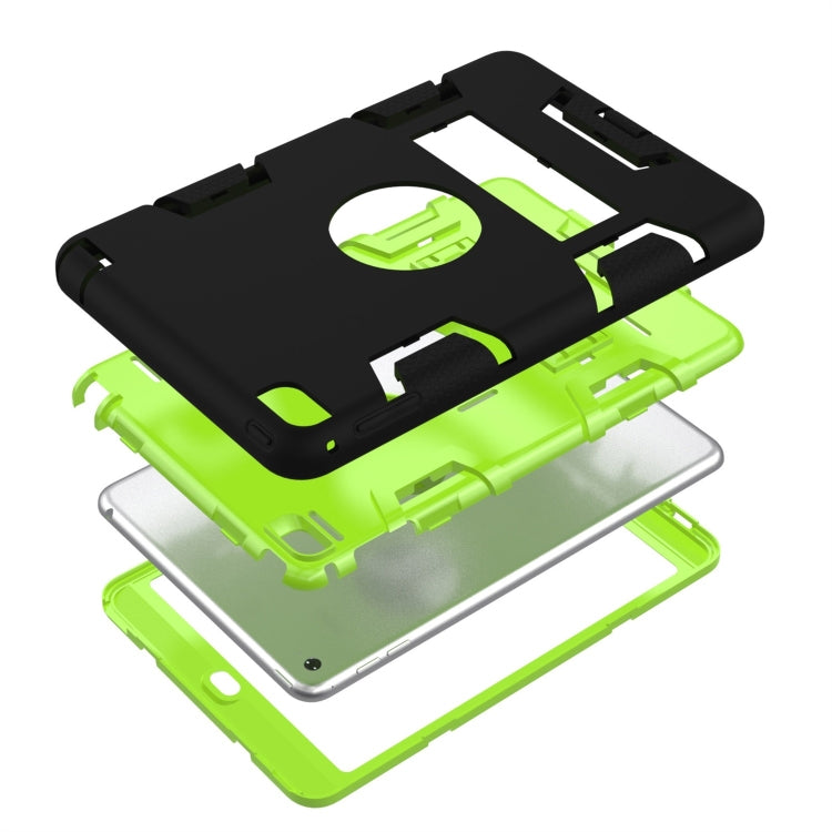 Contrast Color Silicone + PC Shockproof Case for iPad mini 5 / mini 4, with Holder