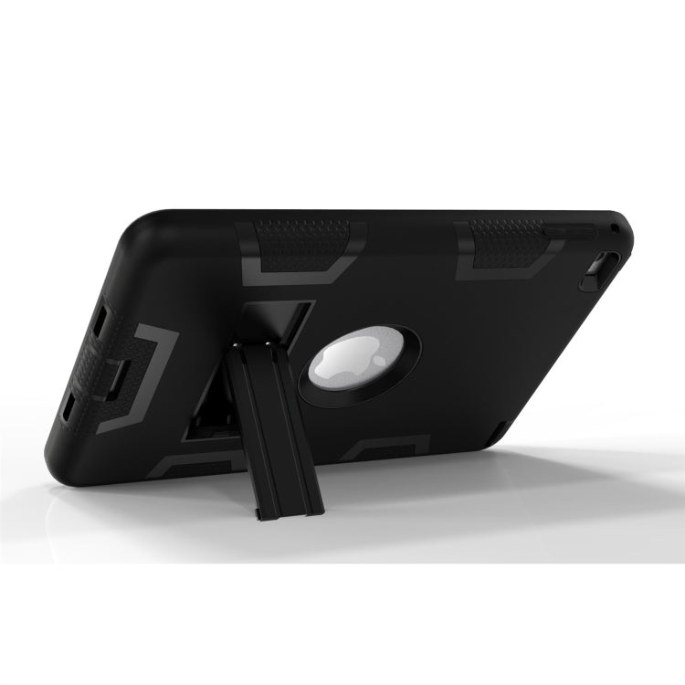 Contrast Color Silicone + PC Shockproof Case for iPad mini 5 / mini 4, with Holder