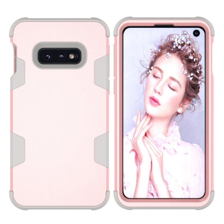 Contrast Color Silicone + PC Shockproof Case for Galaxy S10e