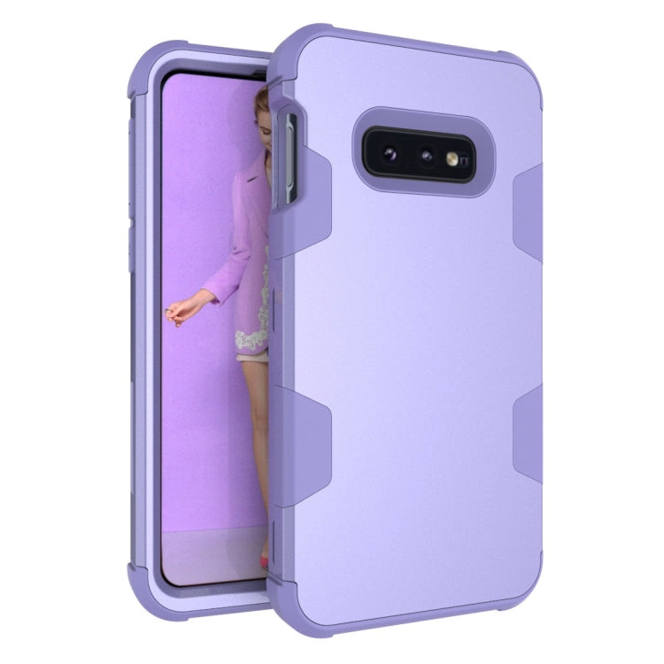 Contrast Color Silicone + PC Shockproof Case for Galaxy S10e