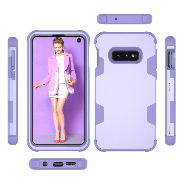 Contrast Color Silicone + PC Shockproof Case for Galaxy S10e