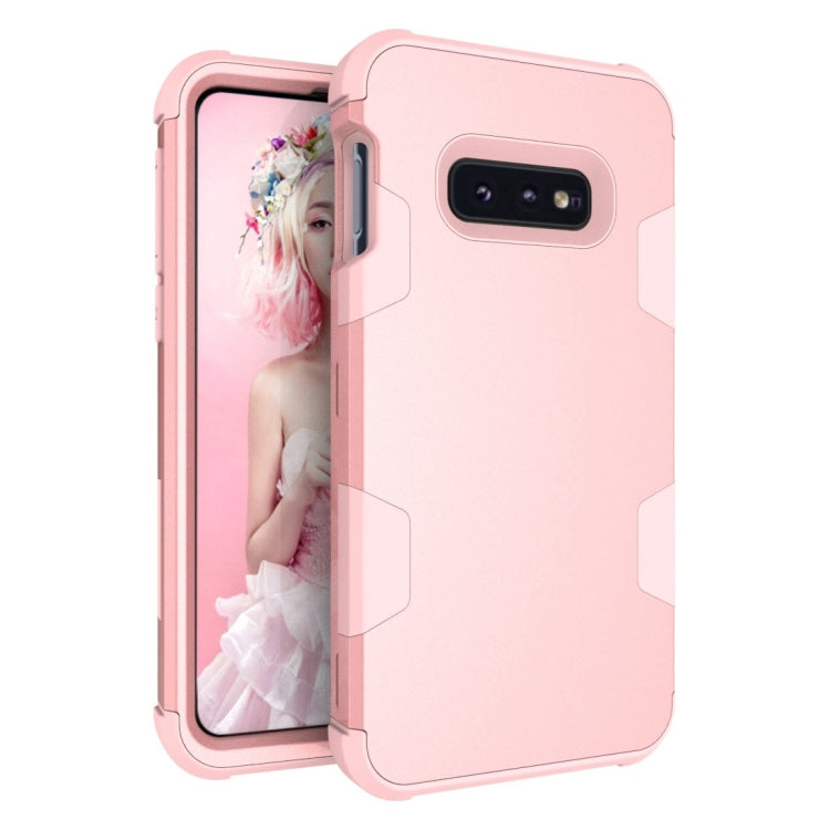 Contrast Color Silicone + PC Shockproof Case for Galaxy S10e