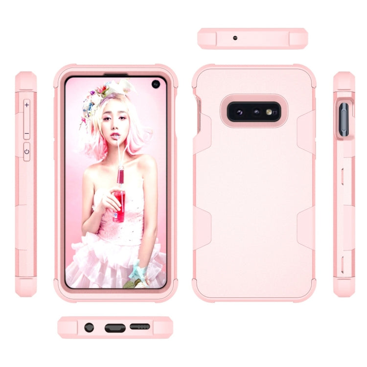 Contrast Color Silicone + PC Shockproof Case for Galaxy S10e