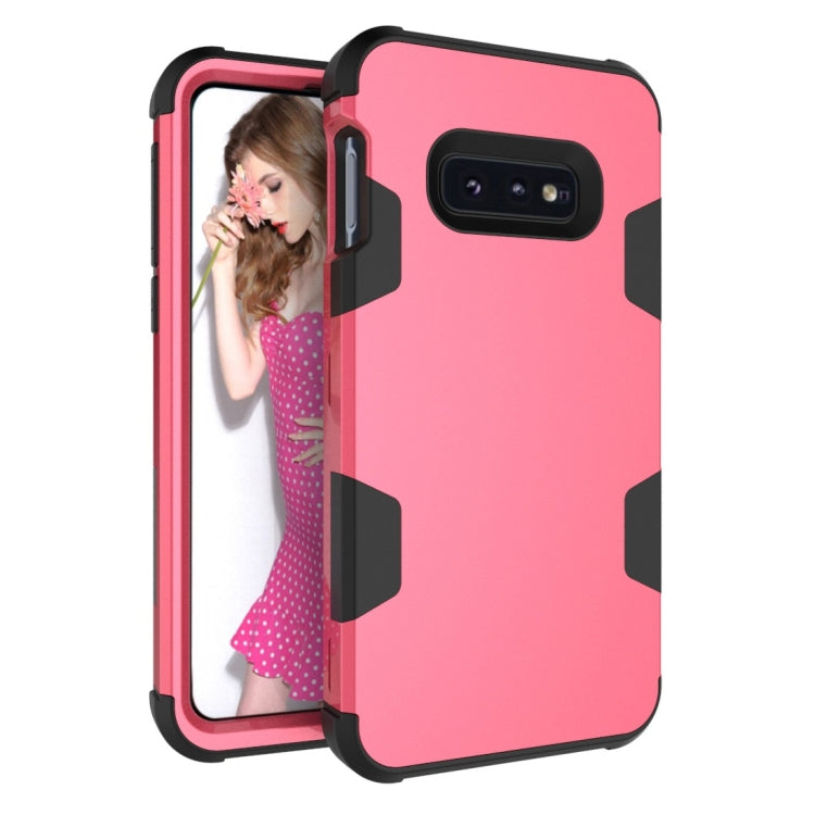 Contrast Color Silicone + PC Shockproof Case for Galaxy S10e