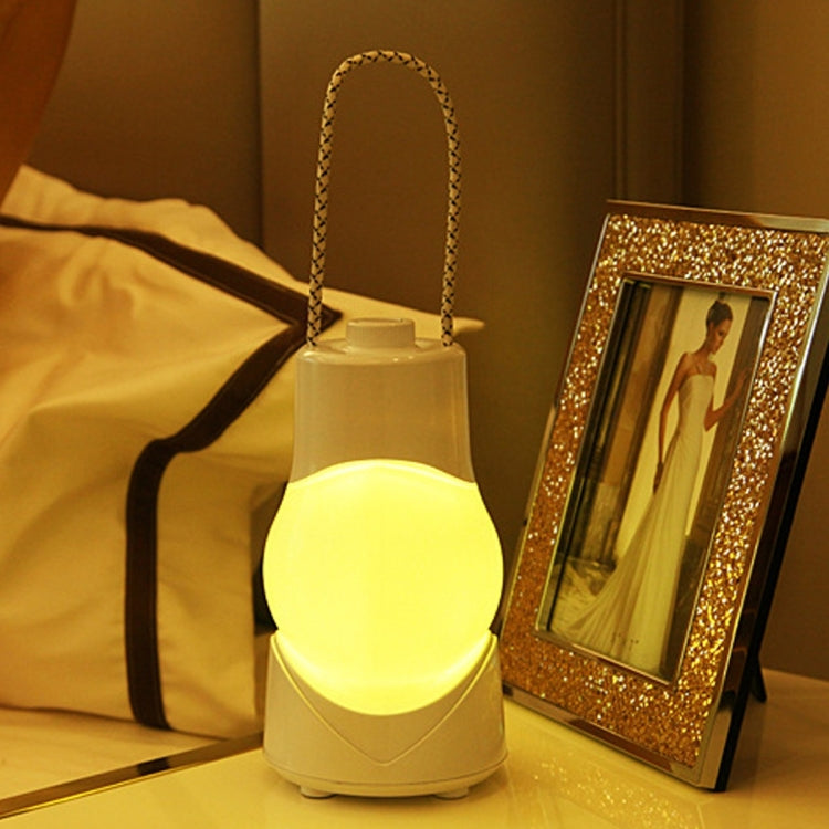 YWXLight Portable Night Light Rechargeable Battery Smart Table Lamp Timer Switch Bedroom Bed Warm Light Creative Music Box Light