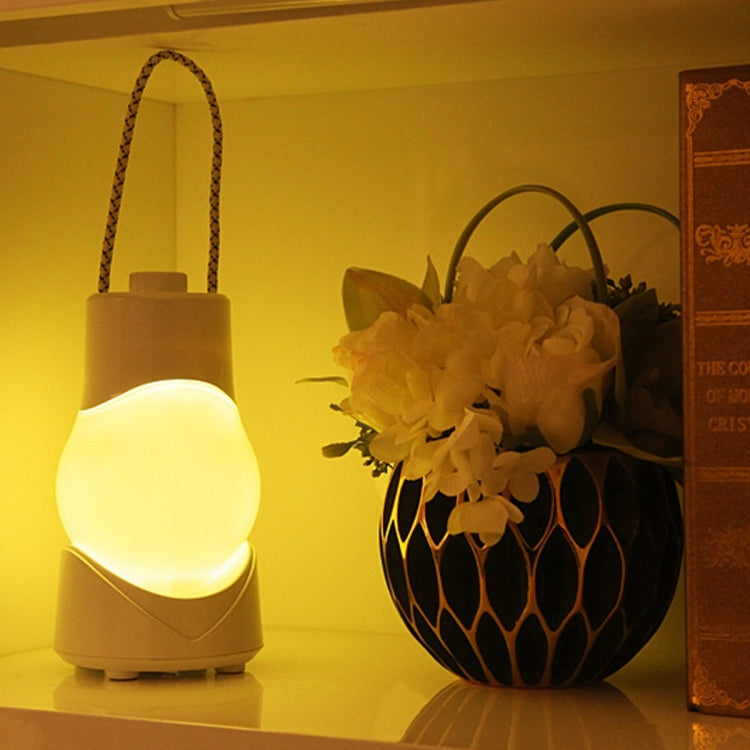 YWXLight Portable Night Light Rechargeable Battery Smart Table Lamp Timer Switch Bedroom Bed Warm Light Creative Music Box Light