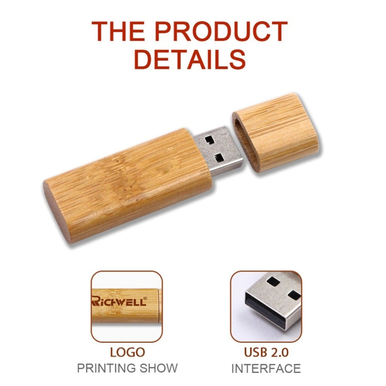 MicroDrive 8GB USB 2.0 Wooden Creative USB Flash Drive U Disk