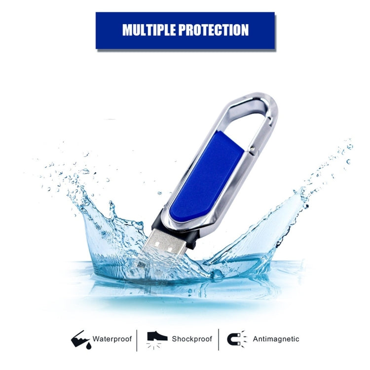 MicroDrive 4GB USB 2.0 Creative Carabiner Metal USB Flash Drives U Disk