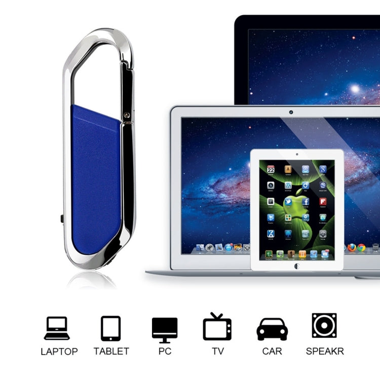 MicroDrive 8GB USB 2.0 Creative Carabiner Metal USB Flash Drives U Disk