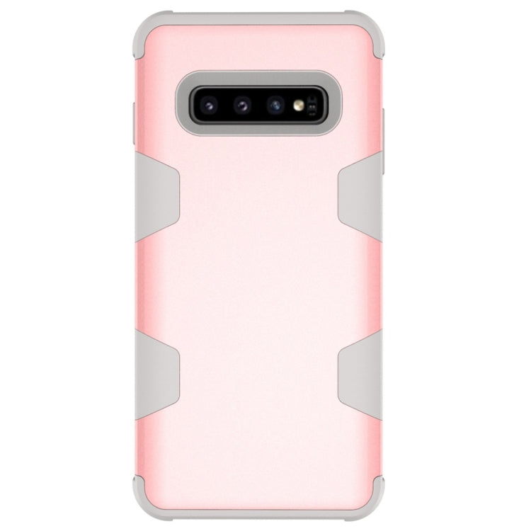 Contrast Color Silicone + PC Shockproof Case for Galaxy S10