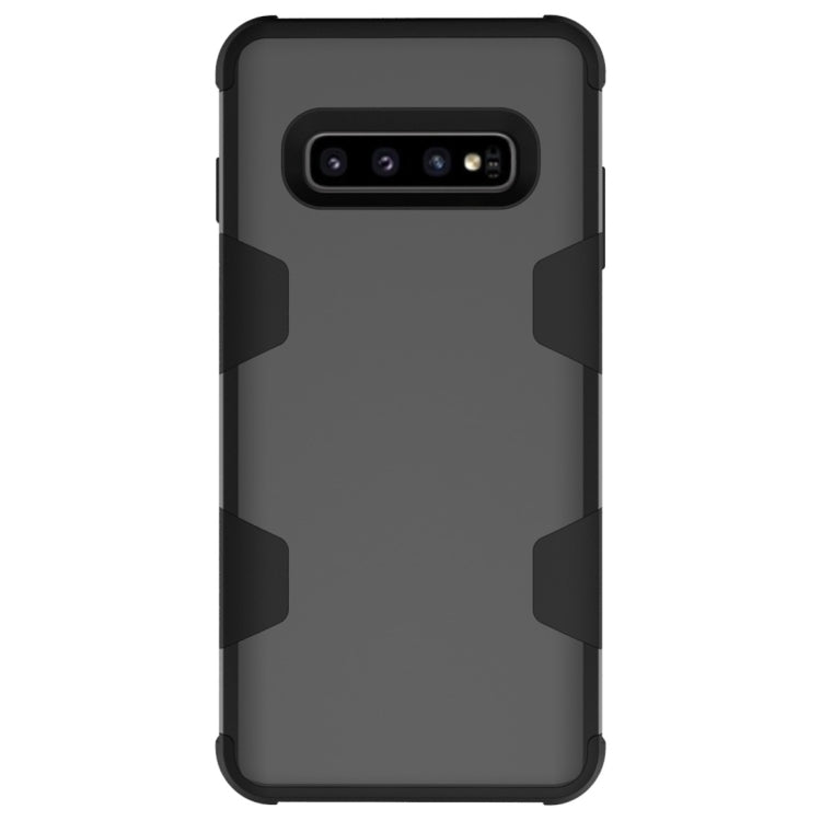 Contrast Color Silicone + PC Shockproof Case for Galaxy S10