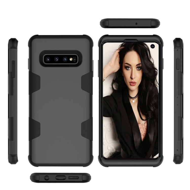 Contrast Color Silicone + PC Shockproof Case for Galaxy S10