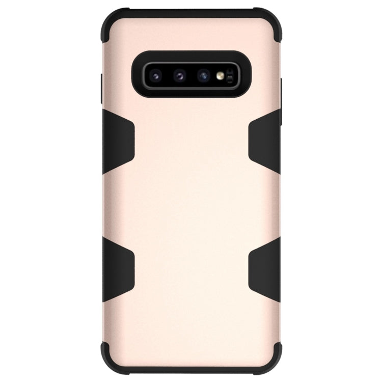 Contrast Color Silicone + PC Shockproof Case for Galaxy S10