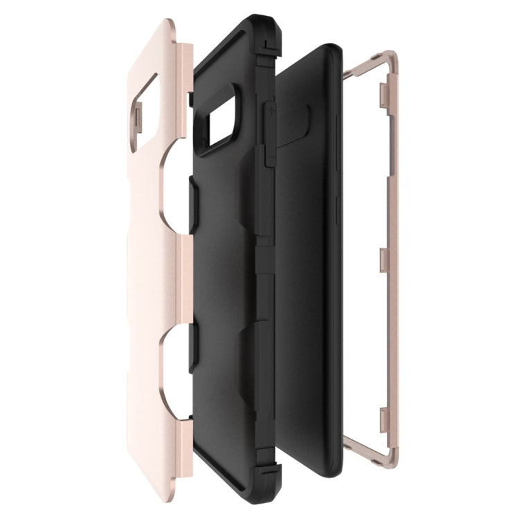 Contrast Color Silicone + PC Shockproof Case for Galaxy S10