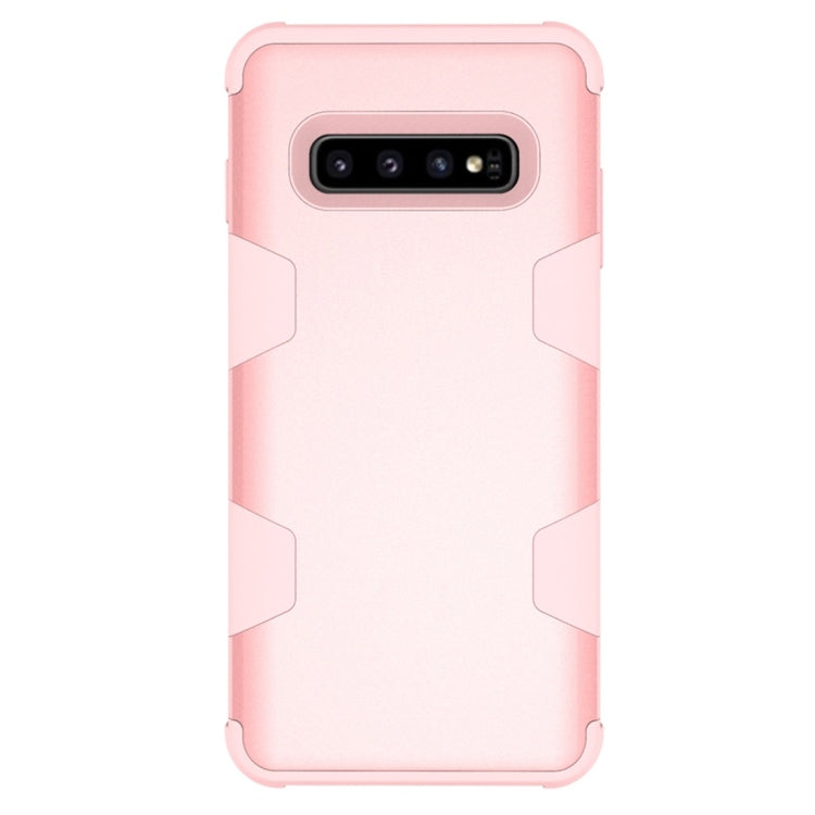 Contrast Color Silicone + PC Shockproof Case for Galaxy S10