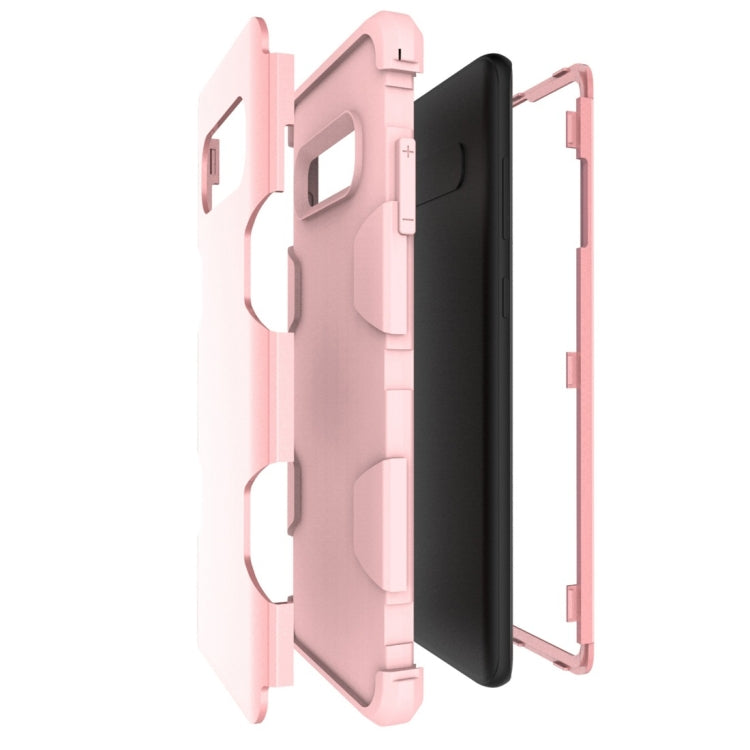 Contrast Color Silicone + PC Shockproof Case for Galaxy S10