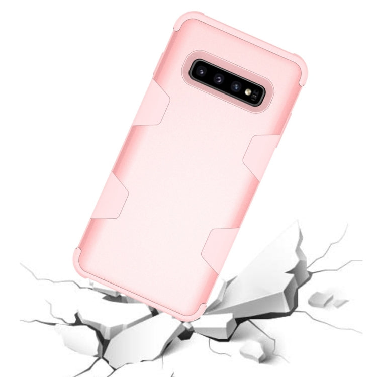 Contrast Color Silicone + PC Shockproof Case for Galaxy S10