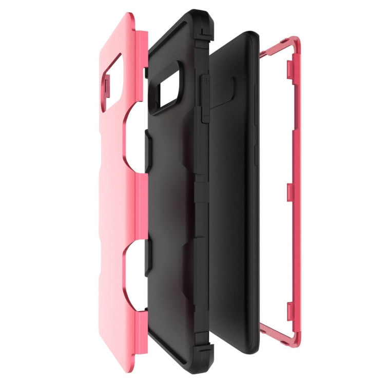 Contrast Color Silicone + PC Shockproof Case for Galaxy S10